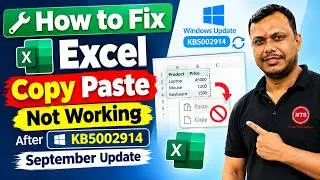 How to Fix Excel Copy Paste Not Working After KB5002914 Update | September 2026