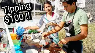 Tipping $100 Dollars In MEXICO &ndash; The ULTIMATE Mexican Street Food &ndash; Money Sent From SUBSCRIBERS!!!