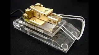 Schurr solid brass cw keyer