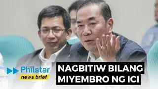 Ex-DPWH Sec. Rogelio Singson nagbitiw bilang miyembro ng ICI