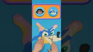 let's make another Dora slime character! #shorts