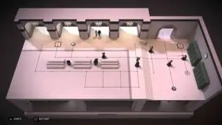 Hitman GO: Definitive Edition - Level 7-1 (All Objectives)