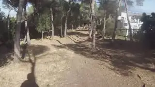 Trialera collserola BCN Precipicio freeride
