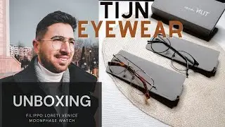 UNBOXING GLASSES | TIJN EYEWEAR UNBOXING | BLACK DAWES GLASSES | Bennett Gold Color 👓