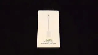 Unboxing / Impressions: Wesoo Dual Lightning Audio & Charge Adapter (iPhone 7)