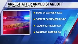 Update: Suspect in Custody after armed standoff in Botetourt County