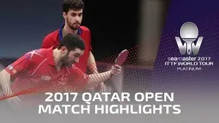 2017 Qatar Open Highlights: Fan Zhendong/Liang Jingkun vs Tristan Flore/E.Lebesson (1/4)