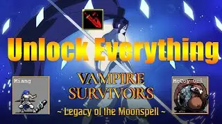 How To Unlock EVERYTHING in Vampire Survivors DLC: Legacy of the Moonspell