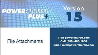 Version 15 - File Attachments