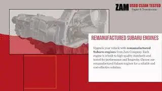 Premium Used Japanese Engines for Reliable Performance &ndash; Zam Company