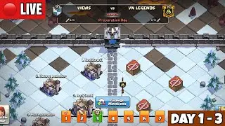 🔴 LIVE - MASTER 1 CWL ATTACK + FREE BASE REVIEWS