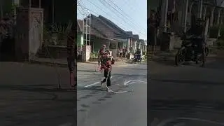Bopo daster di karnaval 17an wso  #kesenianjaranan #kudalumping #jaranan #karnaval  #barongan