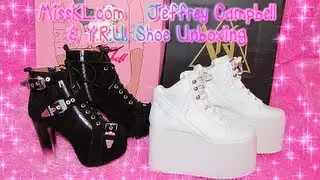 ♡ MissKL.com ♡ Jeffrey Campbell & Y.R.U. Shoe Unboxing ♡
