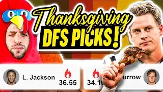 NFL DRAFTKINGS THANKSGIVING SLATE BREAKDOWN (Establish the Show)