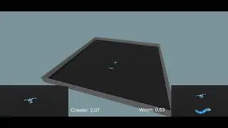 Unity ML-Agents Predator/Prey Phase 2:  SoloWorm