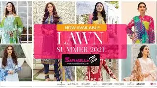 Summer Lawn Collections 2021 at Sanaulla Store!