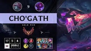 Cho'Gath Mid vs Malzahar - KR Grandmaster Patch 14.12