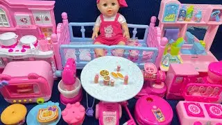 11 Minutes Satisfying with Unboxing Cute Princess Play House & Kitchen Play Set Review Toys｜ASMR