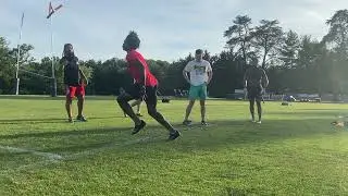 Every day footwork Drills combined with Handeye Coordination (HECOSTIX)