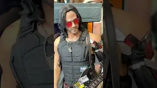 Johny Silverhand figure at GAMESCOM 2024 #gamescom #cyberpunk2077 #gamescom2024 #keanureeves