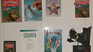 Crazy finds! SwordQuest WaterWorld CIB & Sharp NES TV black controllers