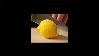 Lemon Cutting ASMR 🍋 | Relaxing & Satisfying Fruit Sounds #Shorts