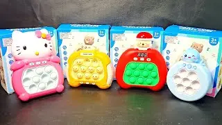 1 Minute Satisfying with Playing Push Game Pop It Eletr&ocirc;nico Fidget Toy ASMR No Talking