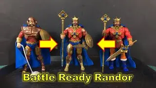 Сборка кастомного Battle Ready King Randor MOTU Classics &mdash; короткий отрывок из живого видео Дариуса
