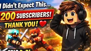 I Didn’t Expect This… Thank You for 200 Subscribers ❤️ | PvP