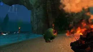 Guild Wars 2 Ambience - Gourdon The Relaxing Choya Dancing Around A Bonfire