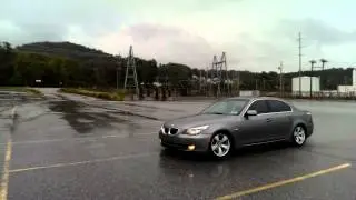 2008 BMW 528i E60 drifting