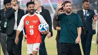 Messi in Hyderbad. .. GOAT TOUR OF INDIA 2025