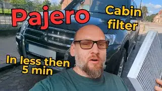 Mitsubishi Pajero/Montero/Shogun  Cabin Air Filter Replacement! 2000 - 2021 (Quick and Simple!)