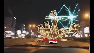 Fireworks LIGHT UP Giza Before Egyptian Museum Opens