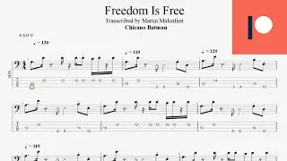 Chicano Batman - Freedom Is Free (bass tab)