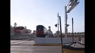 Amtrak and Metrolink Trains at the La Quinta Inn