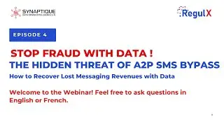 Webinar Protecting A2P SMS Revenues: How to Detect and Prevent Bypass Fraud with Real-Time Data
