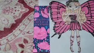 Barbie: Mariposa - Fashion Angels Style + Coloring Bookmark for Kids 🌸🦋🪷🩷