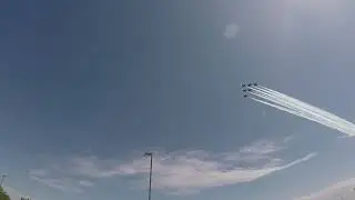 Blue Angels Fly Over During Covid Outbreak