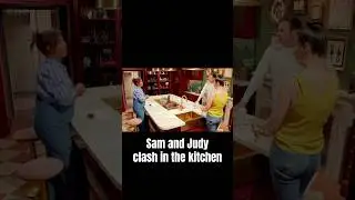 Sam and Judy clash in the kitchen #claudiawinkleman #traitors #talkshow #traitorsuk #tvshow #bbc