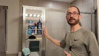This shower basket for shampoo works really well