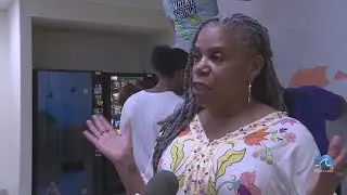 Mural graces Norfolk Health Department's clinic