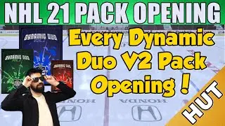 EVERY Dynamic Duo Pack Opening! - NHL 21 HUT - Hockey Ultimate Team - Dynamic Duo V2 Packs