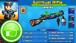 Pixel Gun 3D - Spiritual Rifle - Mythical lvl 65 Max Upgrade