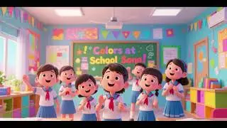 Colors at School Song | Learning Colors for Kids | Nursery Rhymes & Classroom Fun