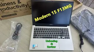MSI Modern 15 F13MG Intel Core 5-1334U: распаковка и обзор | 8 ГБ ОЗУ, 512 ГБ NVMe, дисплей 15,6