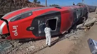 Dozens killed in high-speed train crash in Spain