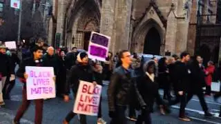 NYC protest on Broadway