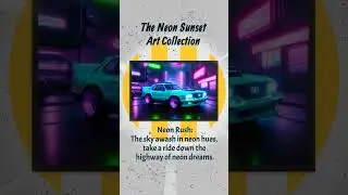 The Neon Sunset Art Collection