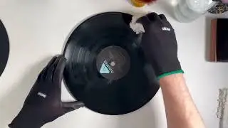 Vinyl Record Clean and Repair Patti Smith Horses AL4066 bought for 30 cents thrift store find